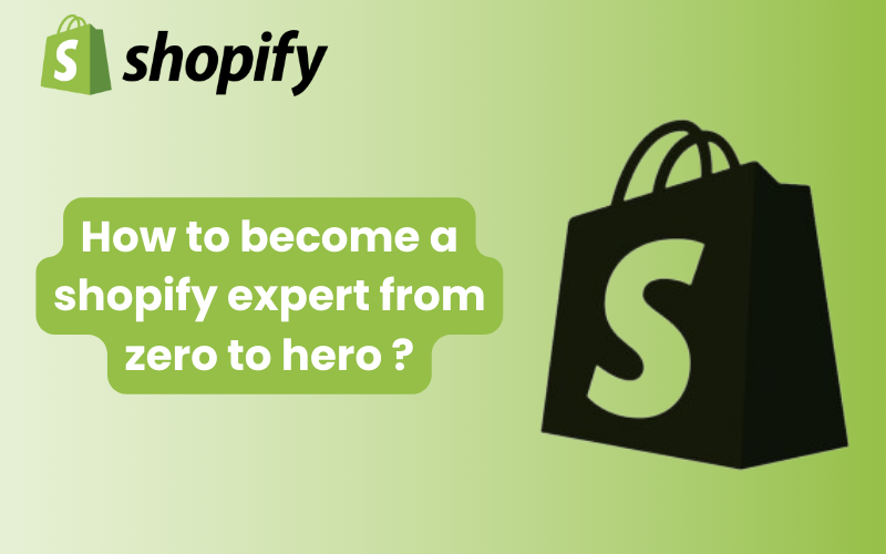 how to become a shopify expert from zero to hero