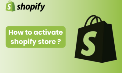 how to activate shopify store