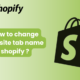 how to change website tab name shopify