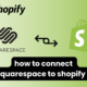 how to connect squarespace domain to shopify