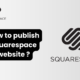 how to publish squarespace website