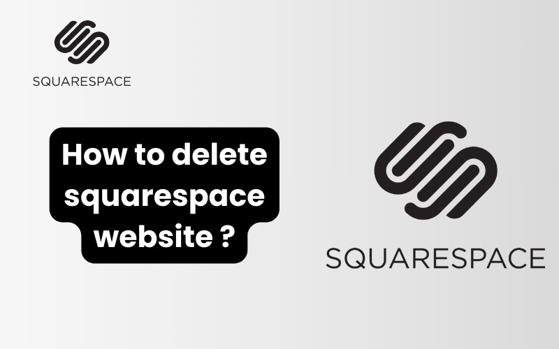how to delete squarespace website