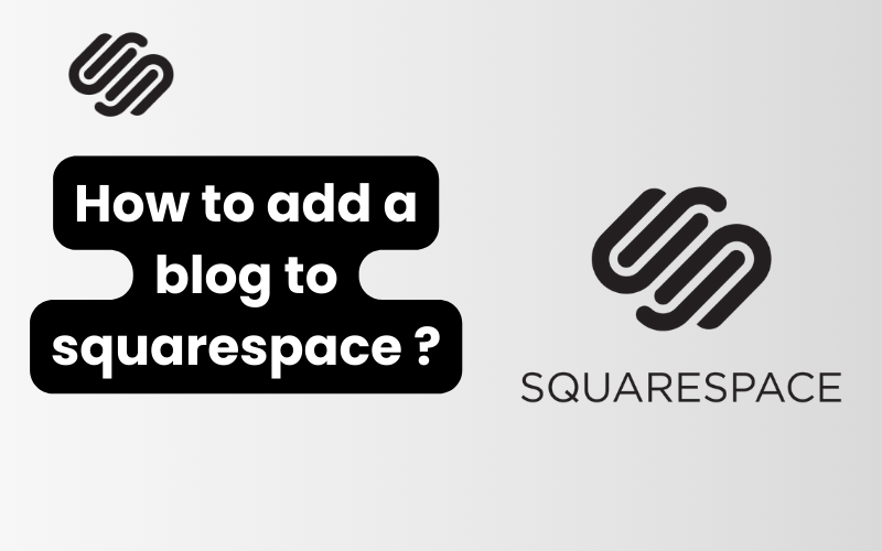 how to add a blog to squarespace