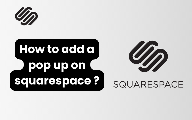 how to add a pop up on squarespace