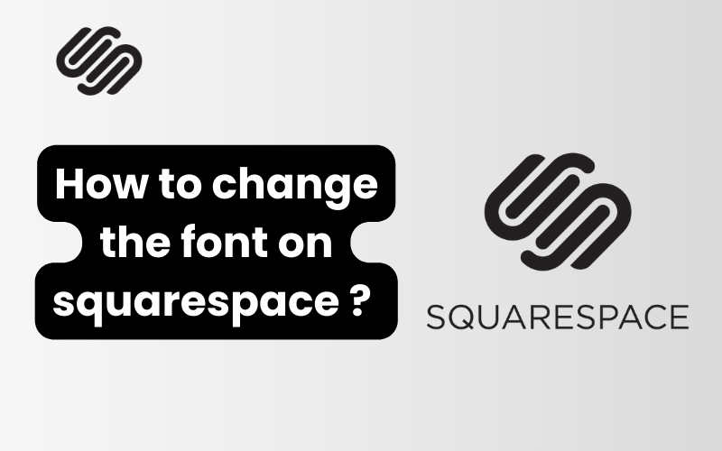 How to change the font on squarespace ?