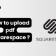 how to upload pdf squarespace
